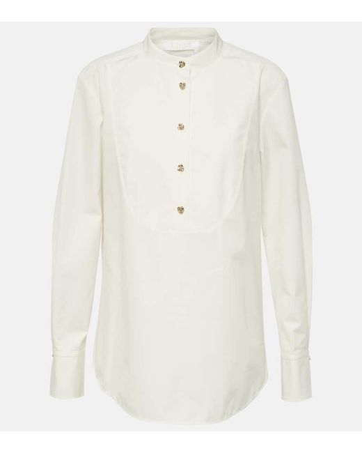 Chloé White Bluse aus Baumwolle