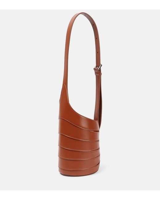 Alaïa Red Babel Small Leather Shoulder Bag