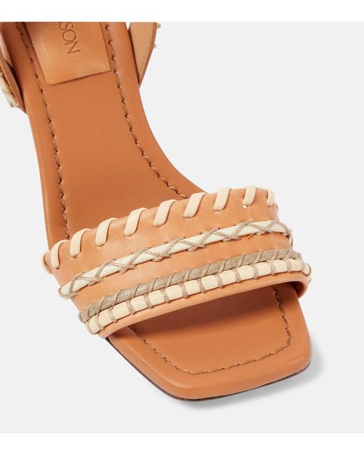 Ulla Johnson Brown Sandalen Sofia Aus Leder