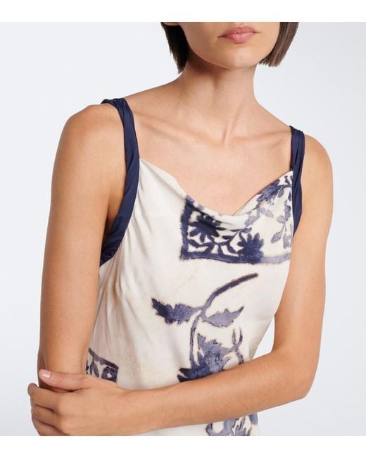 Sir White Phillipa Floral Slip Dress