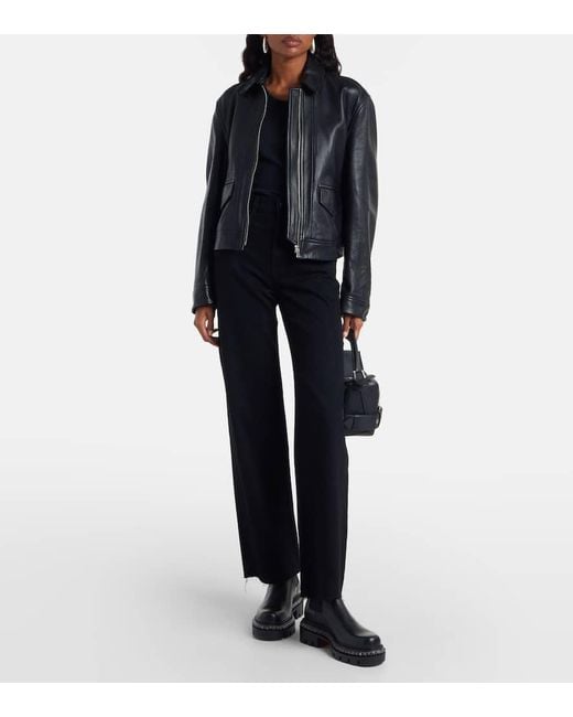 Christian Louboutin Black Emilia Pyraclou Embellished Leather Chelsea Boots