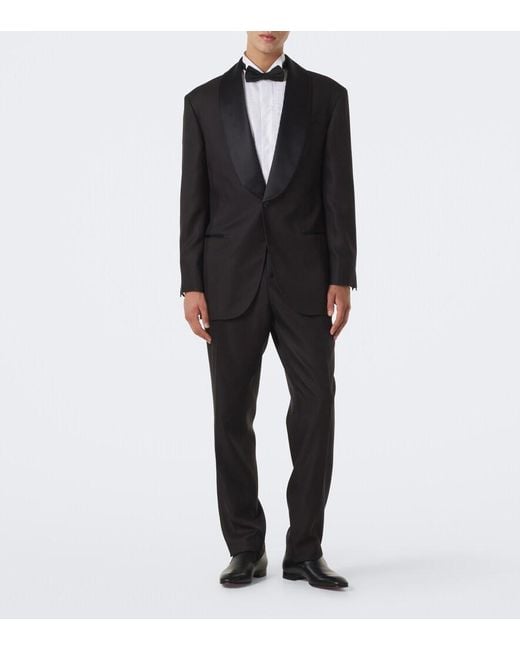 Brunello Cucinelli Black Silk Tuxedo for men