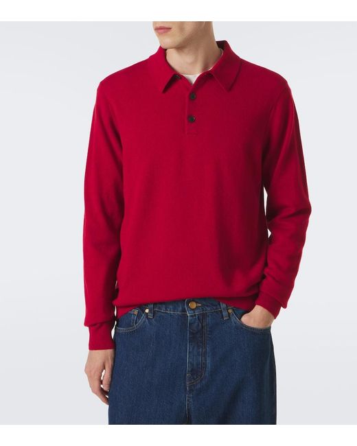 Polo di Sunspel in Red da Uomo