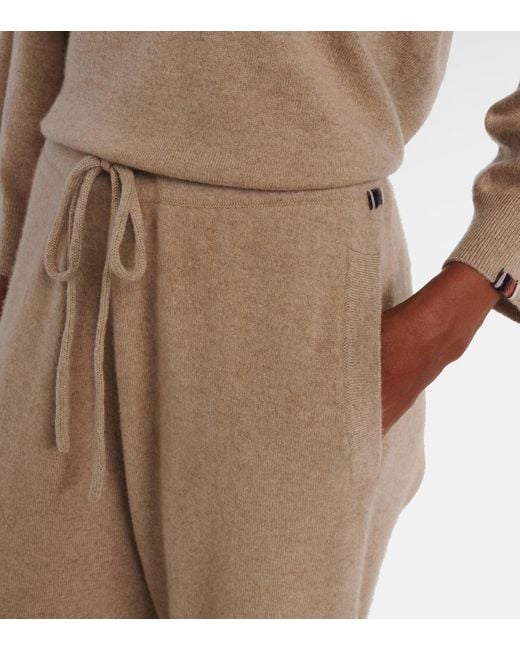 Extreme Cashmere Natural Run Cashmere-Blend Sweatpants