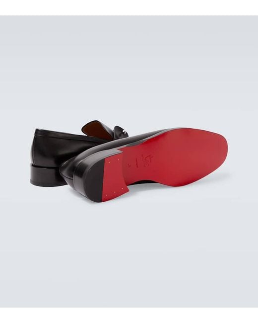 Mocassini Chambelimoc di Christian Louboutin in Black da Uomo