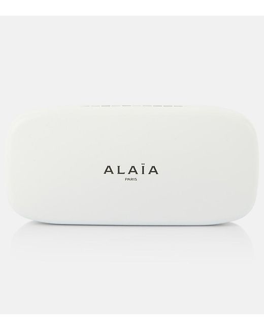 Alaïa Brown Round Sunglasses