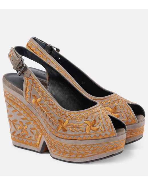 Robert clergerie wedges hotsell