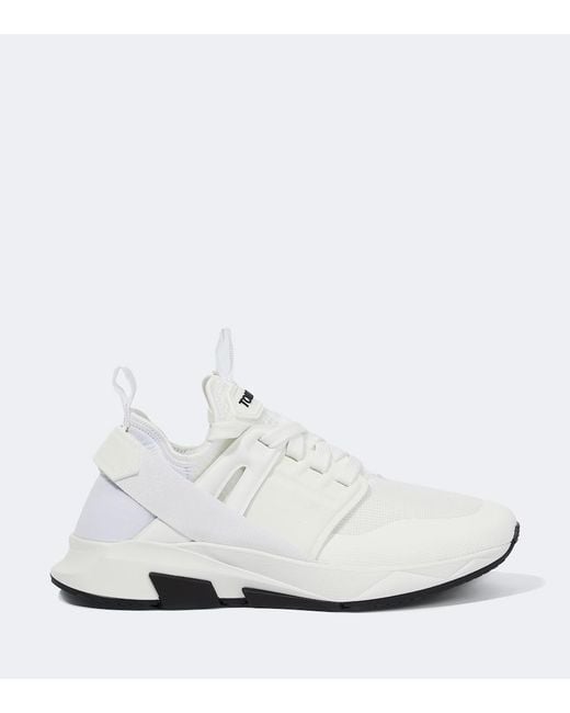 Baskets Jago En Daim Tom Ford pour homme en coloris White
