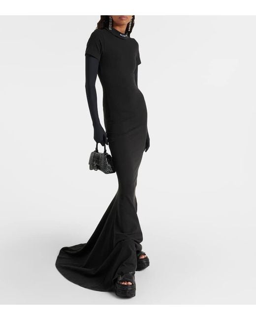 Vetements Black Leather Platform Boots