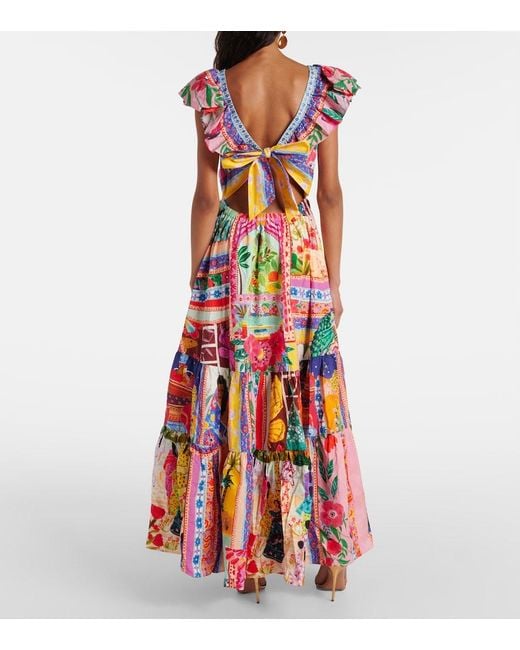 Camilla White Tiered Dress With Neck Frill Roeqiyas Realm