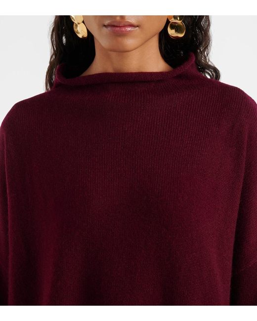 Lisa Yang Red Sandy Cashmere Sweater