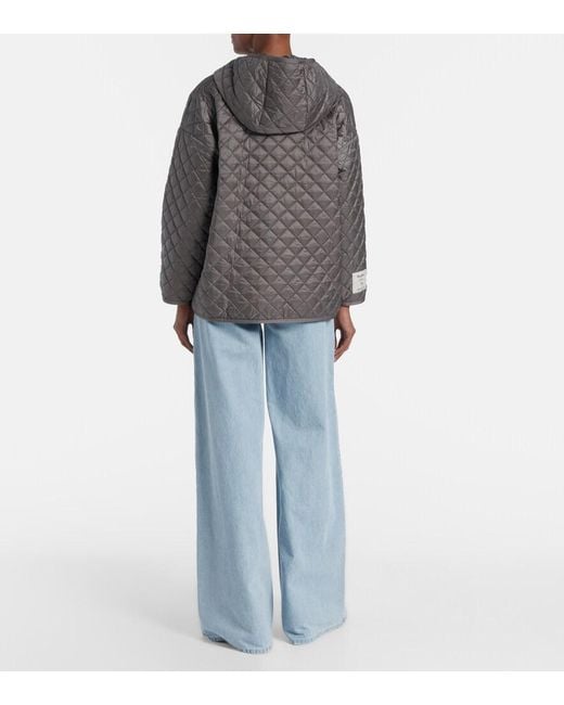 Max Mara Brown The Cube Leo Quilted Jacket