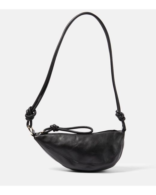Dries Van Noten Black Leather Shoulder Bag