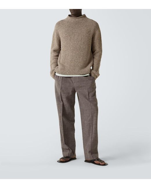 The Row Brown Ryoko Cotton Sweater for men