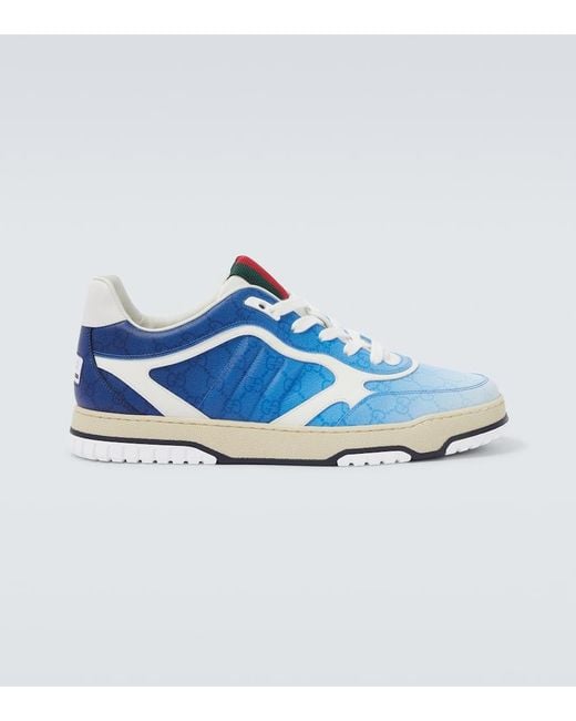 Gucci Blue Re-Web Trainer for men