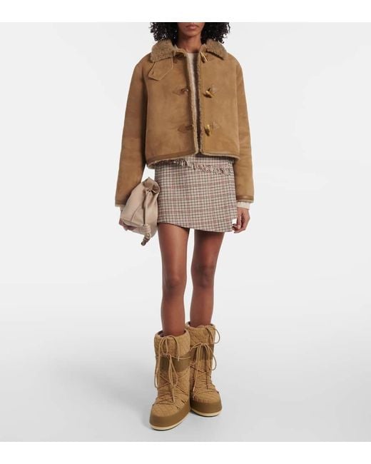 Moon Boot Natural Icon Quilt Snow Boots