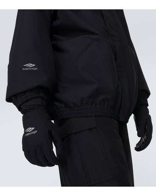 Balenciaga 3b Sports Icon Ski Jacket In Black For Men | Lyst