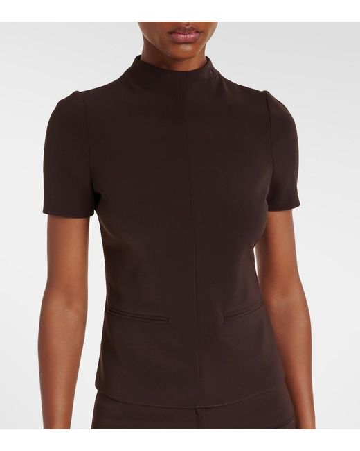 Courreges Brown Twill Top