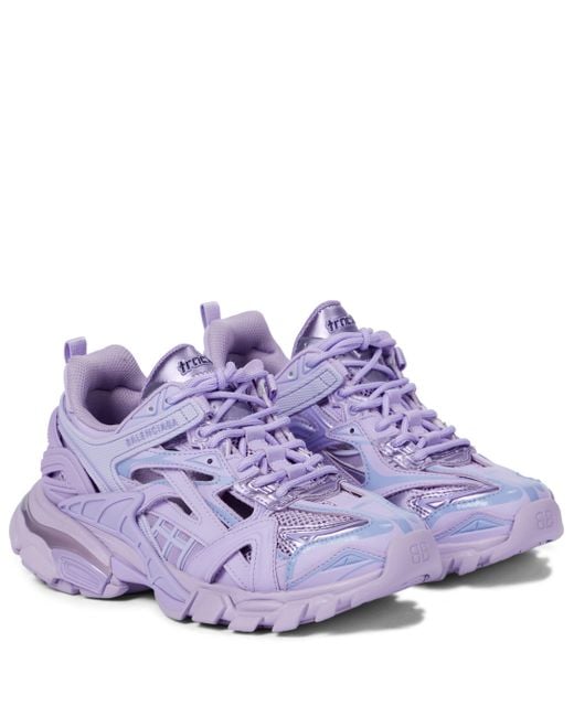 Balenciaga Track 2.0 Sneakers in Purple | Lyst