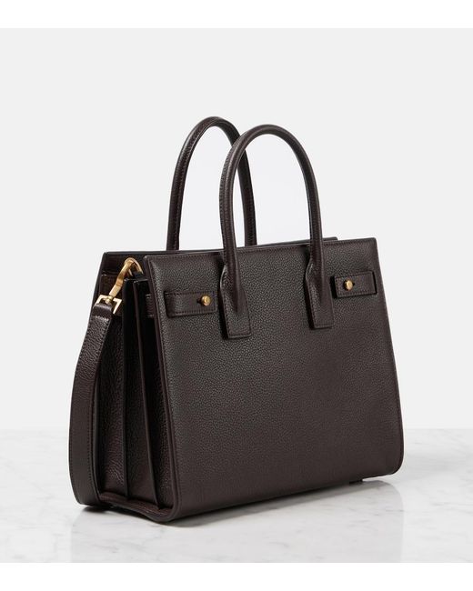 Sac De Jour Baby En Cuir Saint Laurent en coloris Black