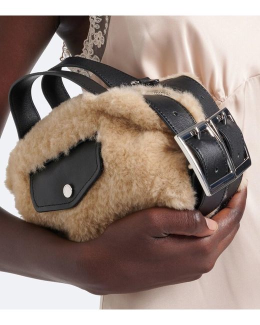 Simone Rocha Brown Biker Small Top-Handle Bag
