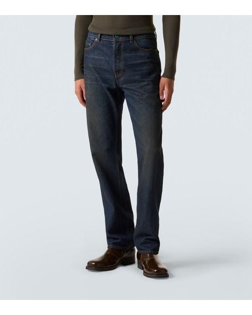 Our Legacy Blue Mid-Rise Slim Jeans for men
