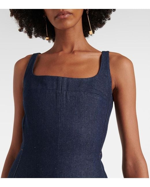 Jacquemus Blue La Robe De-Nîmes Spoglio