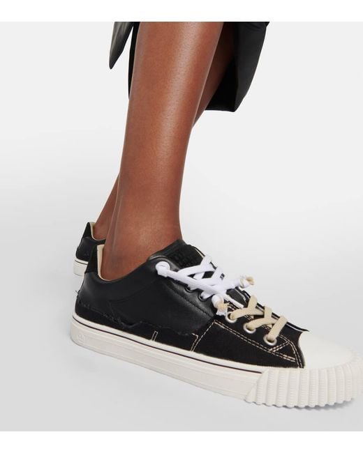 Maison Margiela New Evolution Low-Top Sneakers in Black