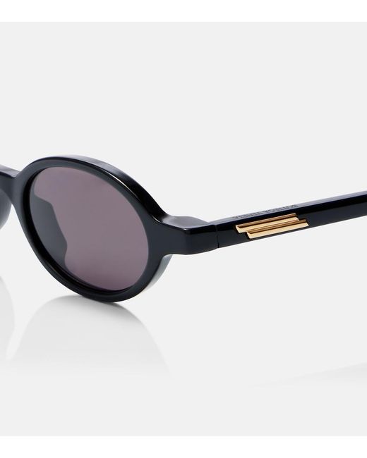 Bottega Veneta Brown Classic Oval Sunglasses