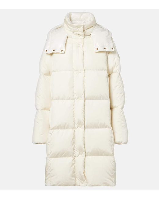 Moncler Natural Litte Quilted Down Coat