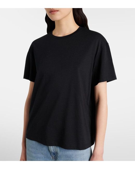 Camiseta Classic De Jersey Totême  de color Black