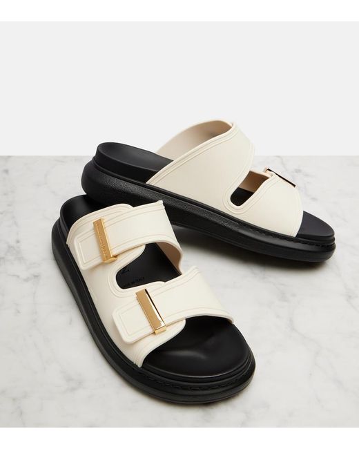 McQueen Black Hybrid Sandals