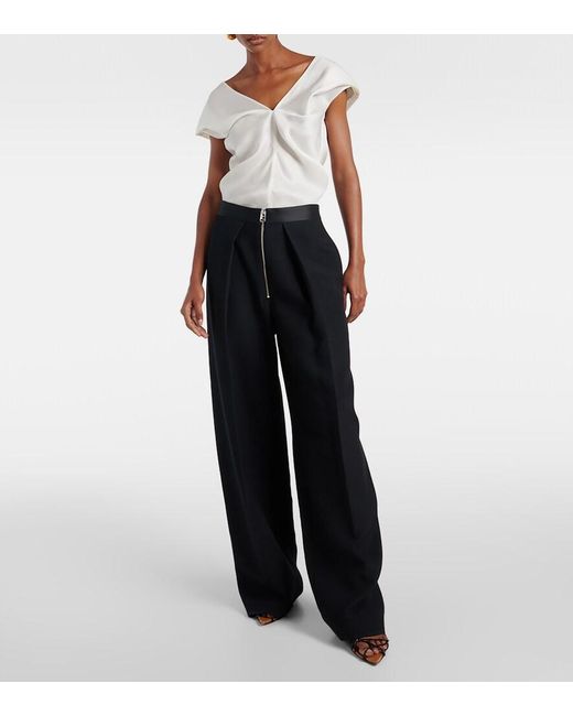 Khaite Natural Ami Silk Top