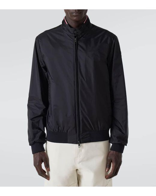 Felpa Reppe Con Zip E Logo di Moncler in Black da Uomo