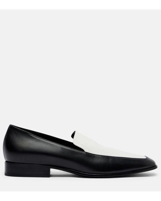 Herbert Levine Black The Real Deal Leather Loafers
