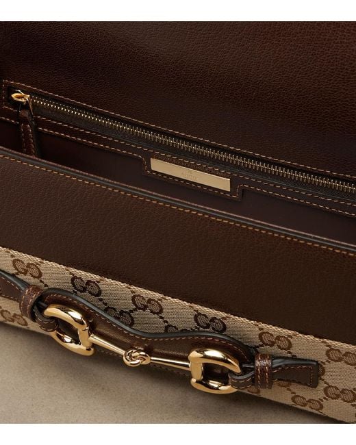Gucci Metallic Horsebit Ristretto Medium Shoulder Bag