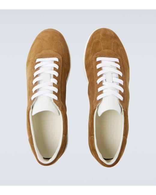 Givenchy Brown Town Suede Low-top Trainers for men