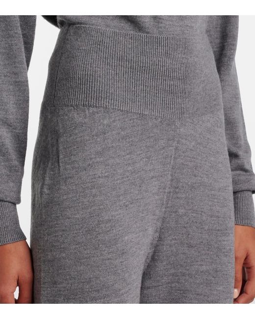Chloé Gray Wool Sweatpants