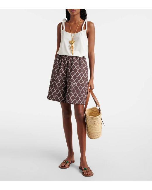 Max Mara White Faida Gathered Jersey Top