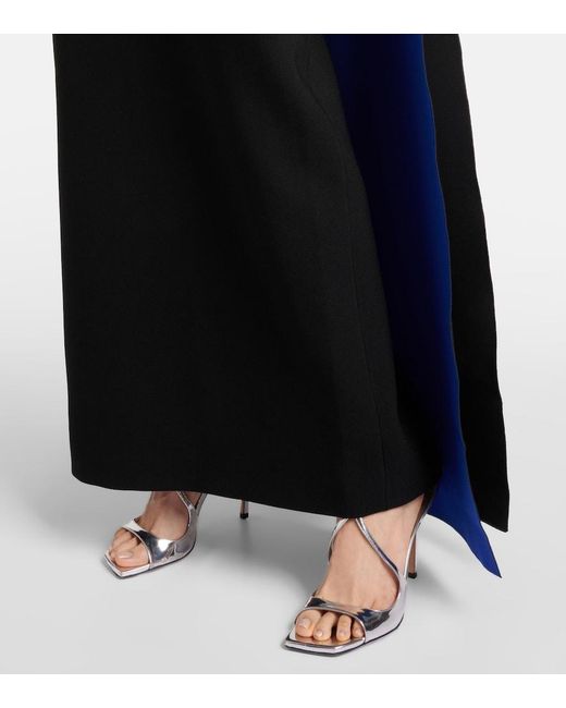 Roksanda Blue Maite Crepe Gown