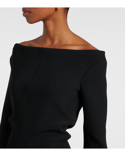 Proenza Schouler Black Yara Midi Dress