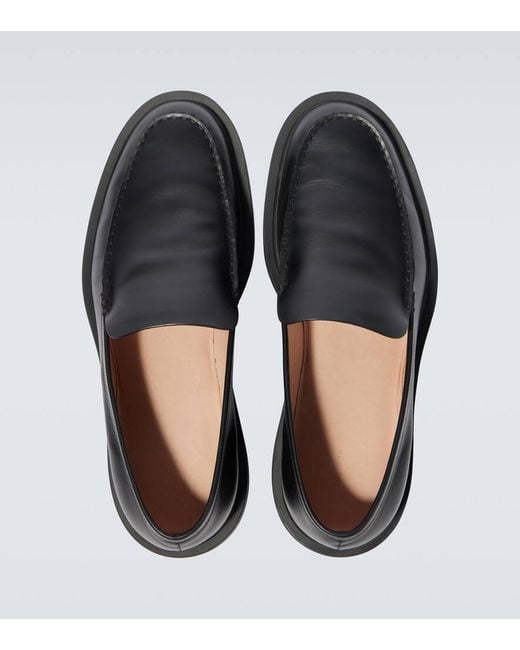 Mocasines Nic De Piel The Row de hombre de color Black