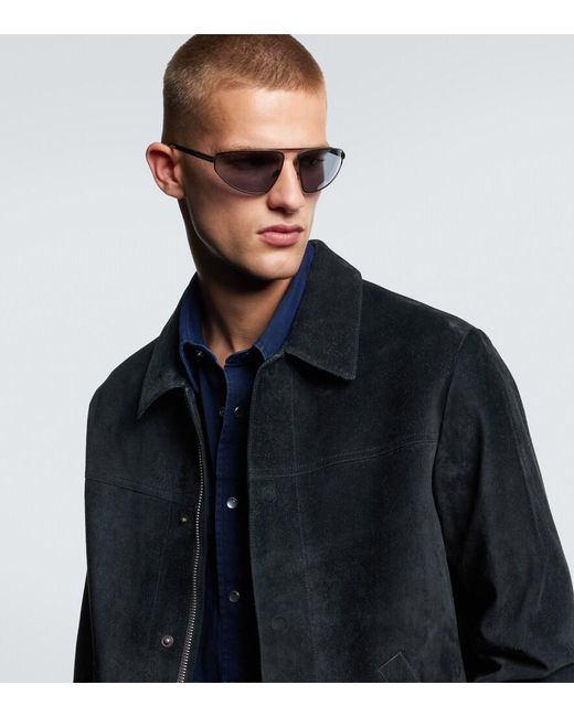Tom Ford Blue Parker-02 Aviator Sunglasses for men