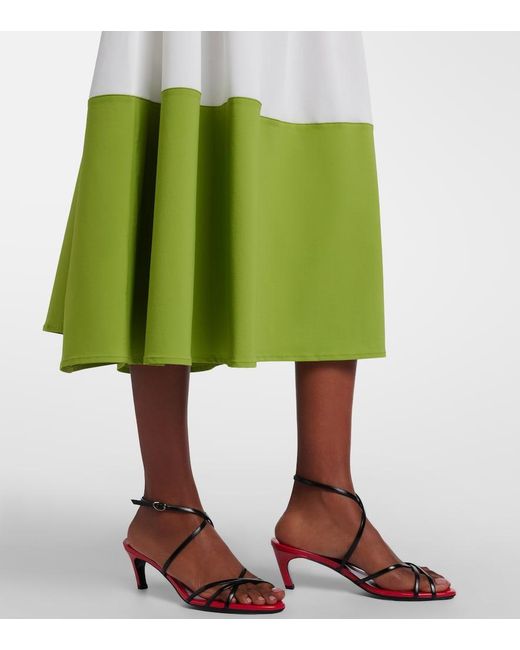 Proenza Schouler White Label Saria Crepe Jersey Midi Dress