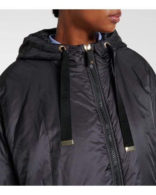 ポンチョ・ケープ S MAX MARA GREENCI PADDED CAPE Max Mara Kaki Greenci Padded Cape in Water-Repellent Canvas