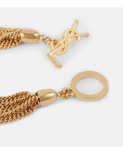 Bracciale Ysl di Saint Laurent in Natural