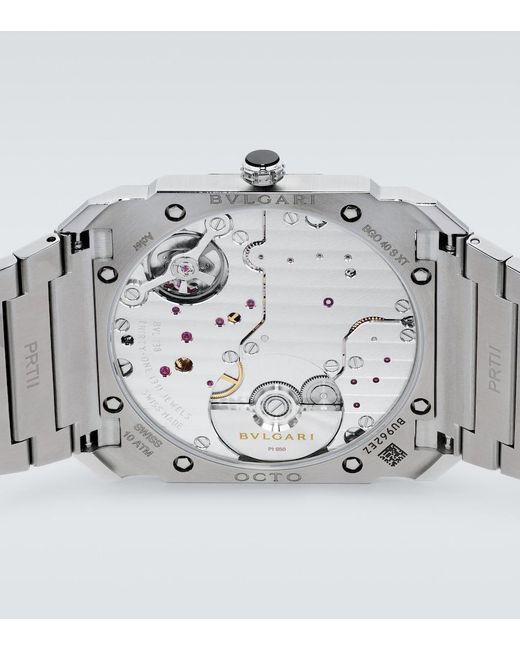 BVLGARI Metallic Octo Finissimo Stainless Steel Watch for men