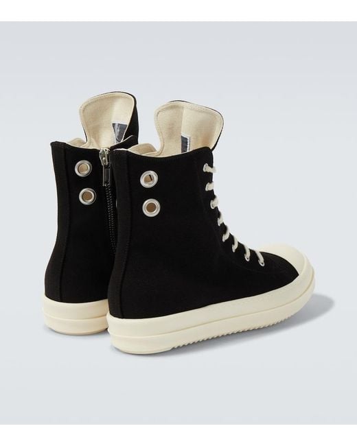Rick Owens High-Top-Sneakers Hollywood in Black für Herren