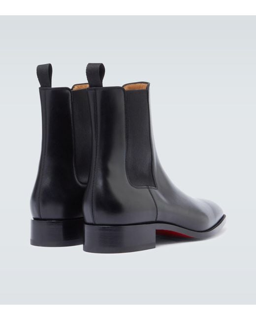 Christian Louboutin Samson Ankle Boots in Black for Men Lyst