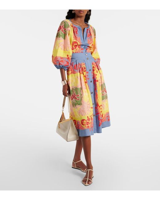 Etro White Summer Skirt